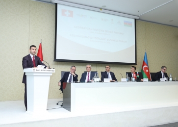 Azərbaycan-İsveçrə biznes forumu keçirilib
