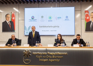 Bakı KOB evində kiçik və orta sahibkarlıq subyektlərinin iştirakı ilə görüş keçirildi