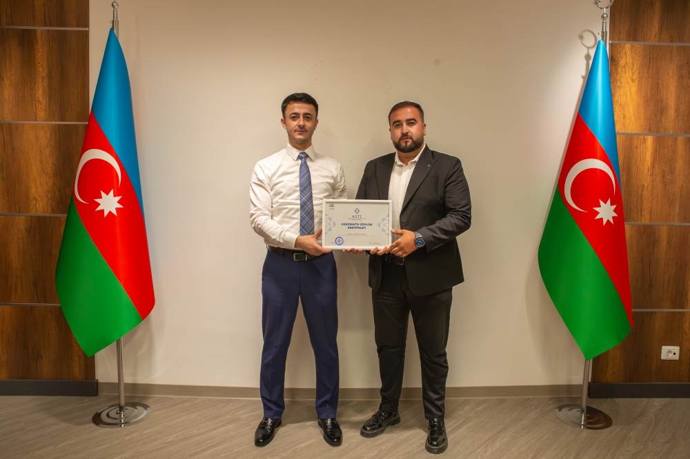 "Sara Logistics" MMC şirkətinə assosiativ üzvlük sertifikatı təqdim olundu