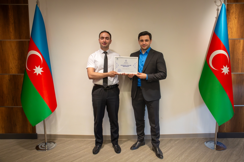 "Gültəkin Logistics" MMC şirkətinə assosiativ üzvlük sertifikatı təqdim olundu