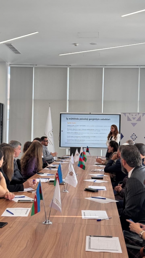 AGTL “İş mühitinin yaratdığı psixoloji gərginlik” mövzusunda  seminar təşkil edib