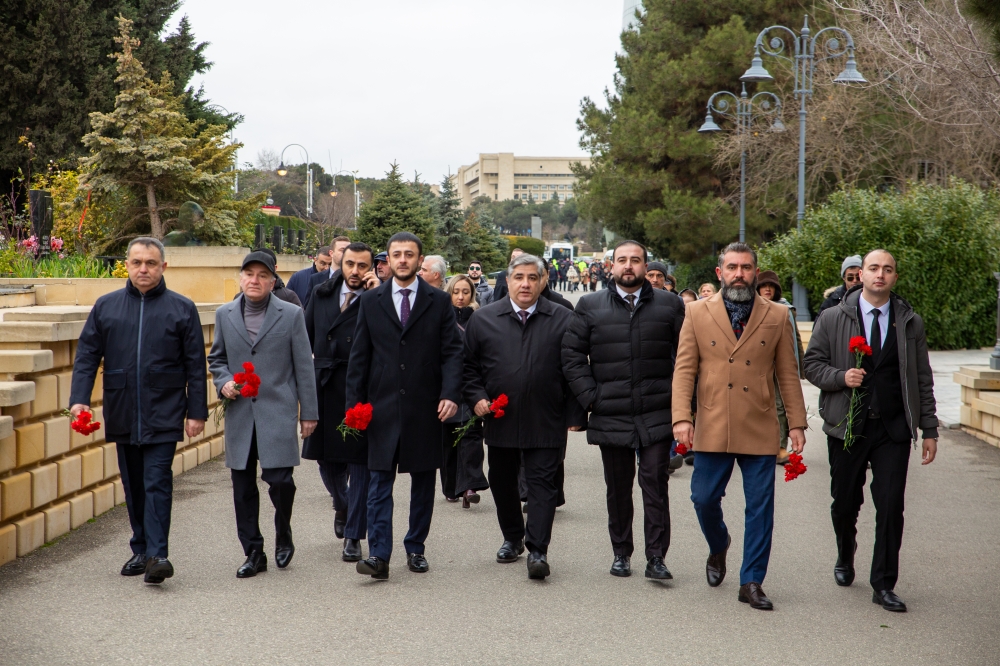 Assosiasiya rəhbərliyi və üzvləri 20 Yanvar şəhidlərinin xatirəsini yad ediblər