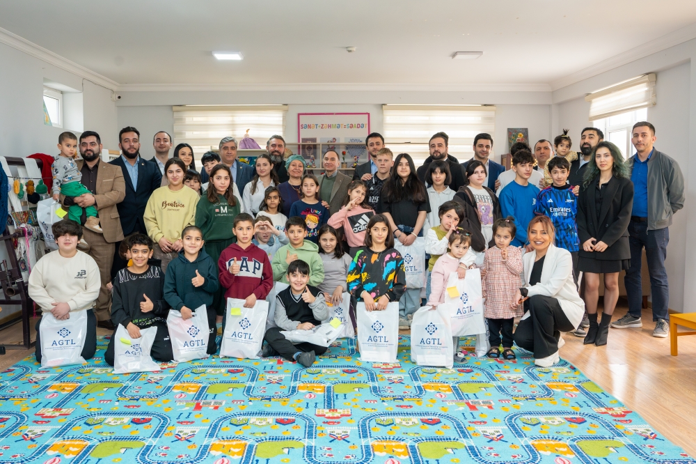 Azərbaycan Gömrük Təmsilçiliyi və Logistika Şirkətlərinin Assosiasiyası “Ümid Yeri” Uşaq Sığınacağına xeyriyyə səfəri edib