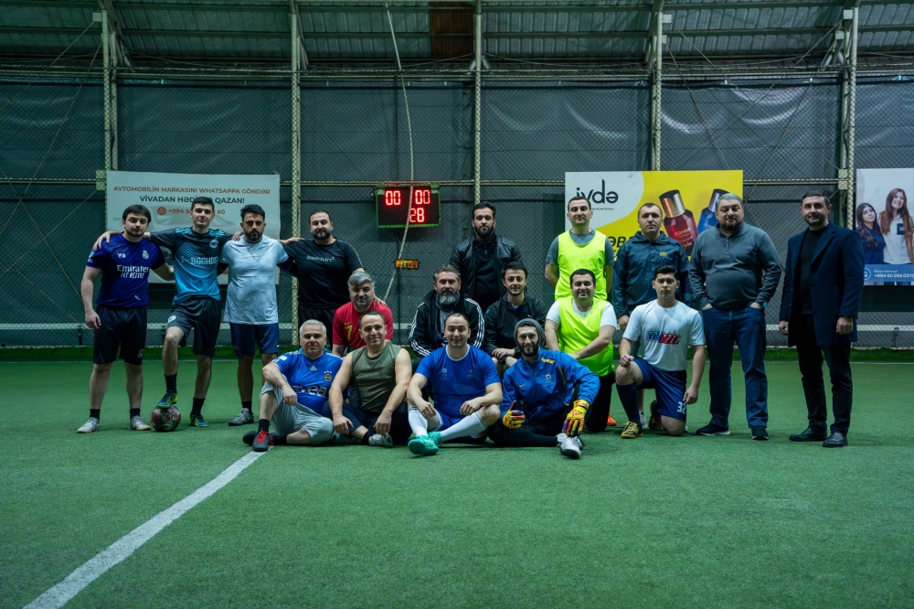 Assosiasiya nümayəndələri və üzvləri ilə birgə mini futbol oyunu keçirilib