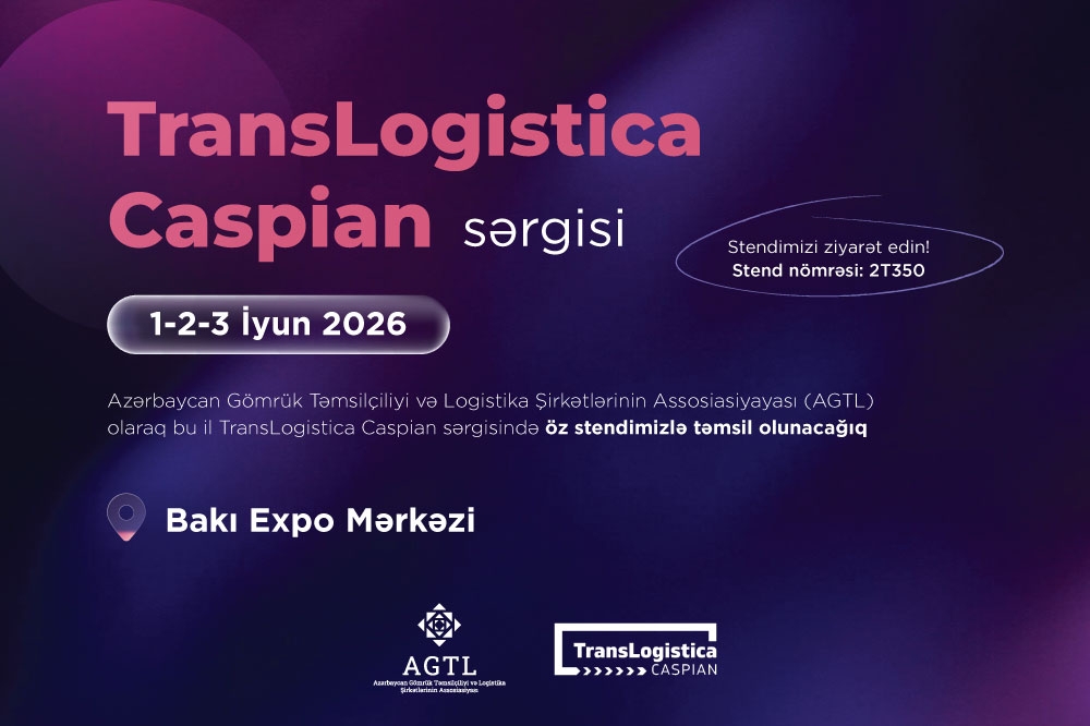 AGTL - "TransLogistica Caspian 2026" sərgisində öz stendi ilə təmsil olunacaq